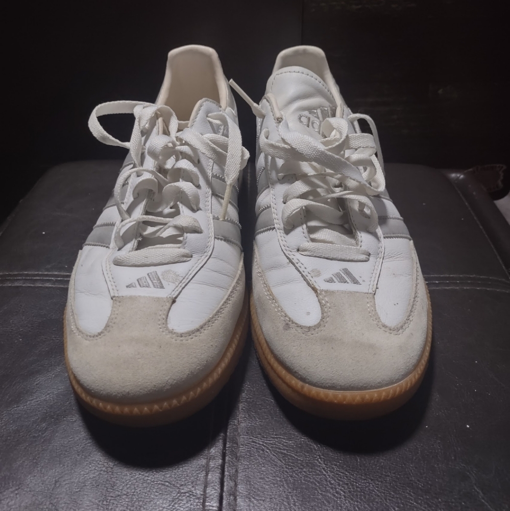 Adidas Samba Milenium White and Gray Men's Sneakers - Picture 2 of 7